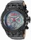 Invicta Subaqua Quartz Mother of Pearl Chronograph Black Leather Watch # 23240 (Men Watch)