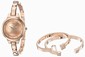 Invicta Rose Gold Dial Stainless Steel Band Watch #23327 (Women Watch)