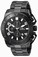 Invicta Black Dial Stainless Steel Band Watch #23409 (Men Watch)