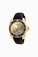 Invicta Champagne (crystal-set Floral) Dial Uni-directional Rotating Yellow Gold-plated Band Watch #23488 (Men Watch)