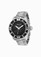 Invicta Black Lava Stone Dial Uni-directional Rotating Stainless Steel Band Watch #23577 (Men Watch)