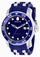 Invicta Blue Dial Silicone Watch #23627 (Men Watch)