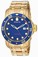 Invicta Blue Dial Stainless Steel Band Watch #23633 (Men Watch)