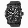 Invicta Black Dial Uni-directional Rotating Black Ion-plated Band Watch #23654 (Men Watch)
