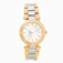 Invicta Silver Dial Fixed Rose Gold-plated Set With Crystals Band Watch #23727 (Women Watch)