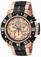 Invicta Rose Gold Dial Stainless Steel Band Watch #23806 (Men Watch)