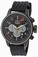 Invicta S1 Rally Quartz Black Dial Chronograph Date Black Silicone Watch # 23814 (Men Watch)