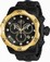Invicta Black Dial Chronograph Day Date Stainless Steel Watch # 23895 (Men Watch)