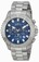 Invicta Blue Dial Stainless Steel Band Watch #23999 (Men Watch)
