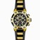 Invicta Speedway Quartz Chronograph Date Black Silicone Watch # 24233 (Men Watch)