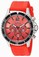 Invicta Pro Diver Quartz Chronograph Red PolyurethaneWatch # 24391 (Men Watch)