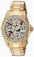 Invicta Disney Limited Edition Date Gold Tone Stainless Steel Watch # 24419 (Women Watch)