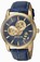 Invicta Navy Blue With Skeletal Displays Automatic Watch #24501 (Men Watch)