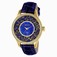 Invicta Blue Mother Of Pearl Dial Fixed Yellow Gold-plated Set With Crystals Band Watch #24590 (Women Watch)