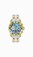 Invicta Blue Abalone Dial Uni-directional Rotating Yellow Gold-tone Aluminiu Band Watch #24831 (Men Watch)