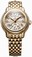 Zenith Automatic Beige With Arabic Numeral Guilloche Dial Polished 18kt Yellow Gold Band Watch #35.1220.67/41.M1220 (Women Watch)