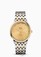 Omega 36.8mm Prestige Co-Axial Champagne Gold Dial Yellow Gold Case, Diamonds With Yellow Gold And Stainless Steel Bracelet Watch #424.20.37.20.58.001 (Men Watch)