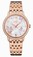 Omega De Ville Prestige Co-Axial Automatic White Mother of Pearl Diamond Dial Diamond Bezel 18k Rose Gold Watch# 424.55.33.20.55.004 (Women Watch)