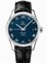 Omega 41mm Automatic Co-Axial Chronometer Blue Dial Stainless Steel Case With Black Leather Strap Watch #431.13.41.21.03.001 (Men Watch)