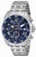 Invicta Blue Dial Stainless Steel Band Watch #5723 (Men Watch)