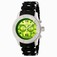 Invicta Sea Spider Green Dial Chronograph Date Black Polyurethane Watch # 6709 (Men Watch)