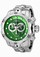 Invicta Green Dial Stainless Steel Band Watch #6721 (Men Watch)