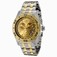 Invicta Gold Dial Stainless Steel Band Watch #6857 (Men Watch)