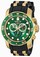Invicta Green Dial Stainless Steel Band Watch #6984 (Men Watch)