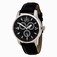 Invicta Signature Quartz Day Date Black Leather Watch # 7022 (Men Watch)