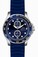 Invicta Blue Dial Fixed Stainless Steel With Blue Top Ring With Tach Band Watch #7082 (Men Watch)