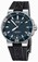 Oris Aquis Date Automatic Blue Dial Black Rubber Watch #73376534155RS (Men Watch)