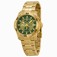 Invicta Green And Gold Quartz Watch #7385 (Men Watch)