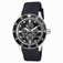Invicta Black Dial Uni-directional Rotating Black Pvd Band Watch #7401 (Men Watch)
