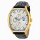Invicta White Dial Fixed Gold-plated Band Watch #7510 (Men Watch)