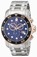 Invicta Blue Dial Stainless Steel Watch #80038 (Men Watch)