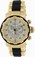 Invicta Champagne Dial Fixed Gold Ion-plated Band Watch #80300 (Men Watch)