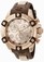 Invicta quartz Chronograph Date Brown Polyurethane Watch # 80364 (Men Watch)