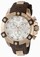 Invicta Quartz Chronograph Date Brown Polyurethane Watch # 80365 (Men Watch)