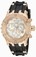 Invicta Subaqua Quartz Chronograph Date Black Polyurethane Watch # 80414 (Men Watch)