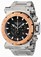 Invicta Black Dial Stainless Steel Band Watch #80498 (Men Watch)