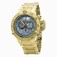 Invicta Blue Dial Steel And 18k Gold Band Watch #80527 (Men Watch)
