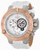 Invicta Subaqua Quartz Chronograph Date White Leather Watch # 80662 (Men Watch)