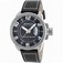 Invicta Black Dial Leather Watch #90206 (Men Watch)