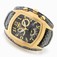 Invicta Black Dial Leather Band Watch #90265 (Men Watch)