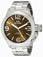 TW Steel Brown Dial Stainless Steel Watch #CB21 (Women Watch)