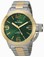 TW Steel Green Dial Stainless Steel Gold Plated Watch #CB61 (Women Watch)