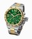 TW Steel Green Dial Stainless Steel Gold Plated Watch #CB64 (Men Watch)