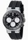 Bvlgari Automatic Chronograph Diamond Dial Black Rubber Watch # DG37BSBCVDCH/8 (Women Watch)