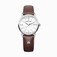 Maurice Lacroix White Dial Leather Watch #EL1094-SS001-110-1 (Men Watch)