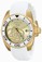 Invicta Quartz Amalog Date White Polyurethane Watch # ILE0488ASYB (Women Watch)